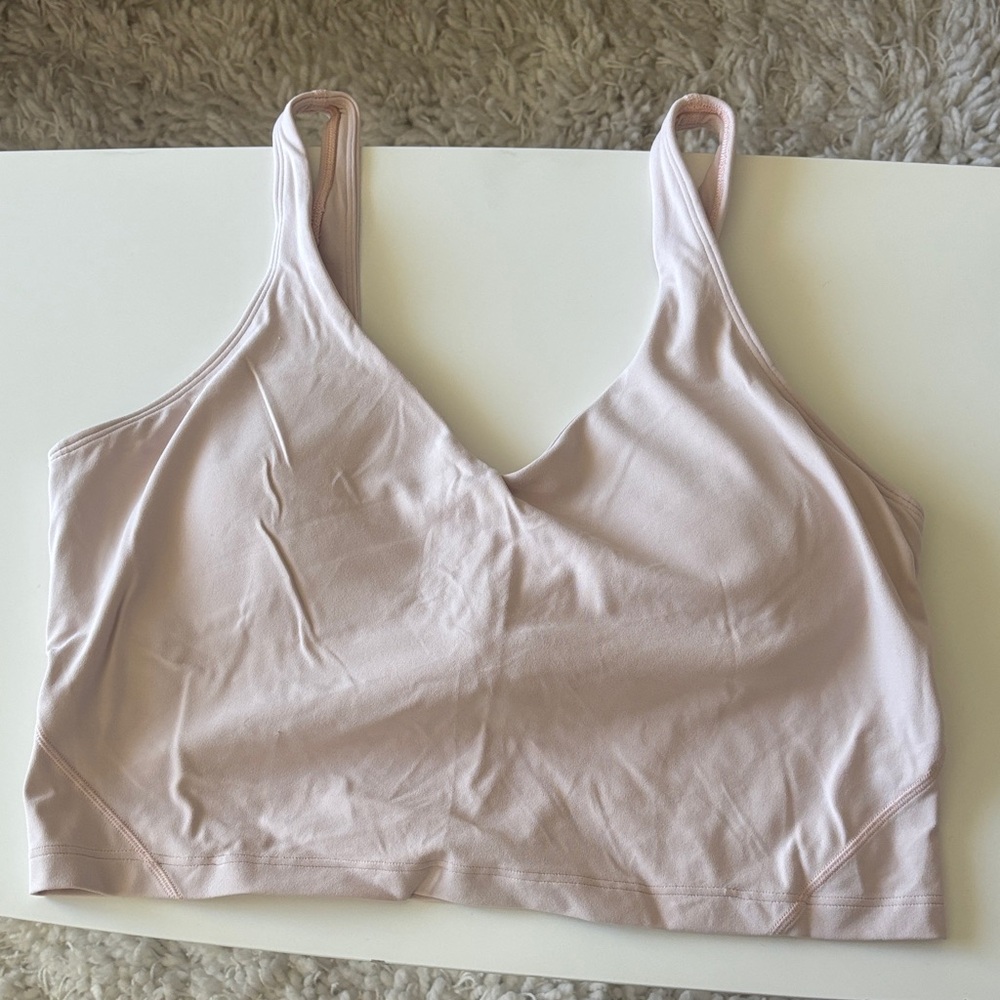 LULULEMON NWOT Women's Light Pink Align tank